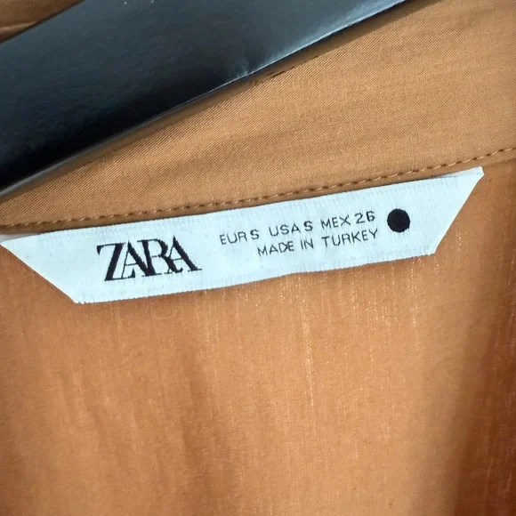 Zara Women's Cropped Poplin Shirt - Picture 4 of 4